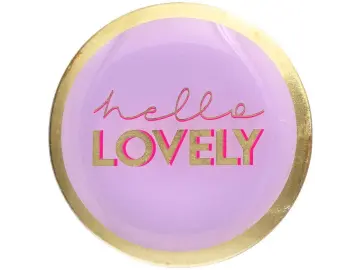 Plates-hello lovely