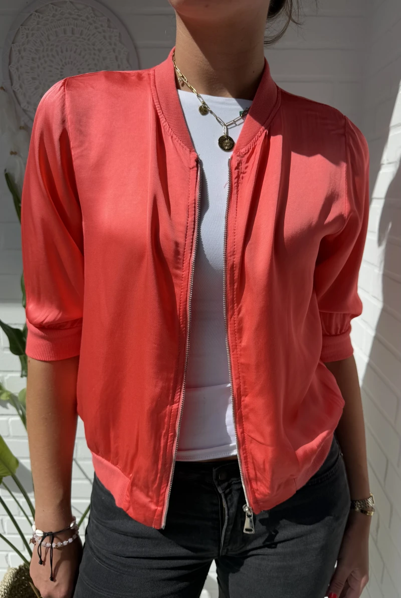 Blouson-Bluse