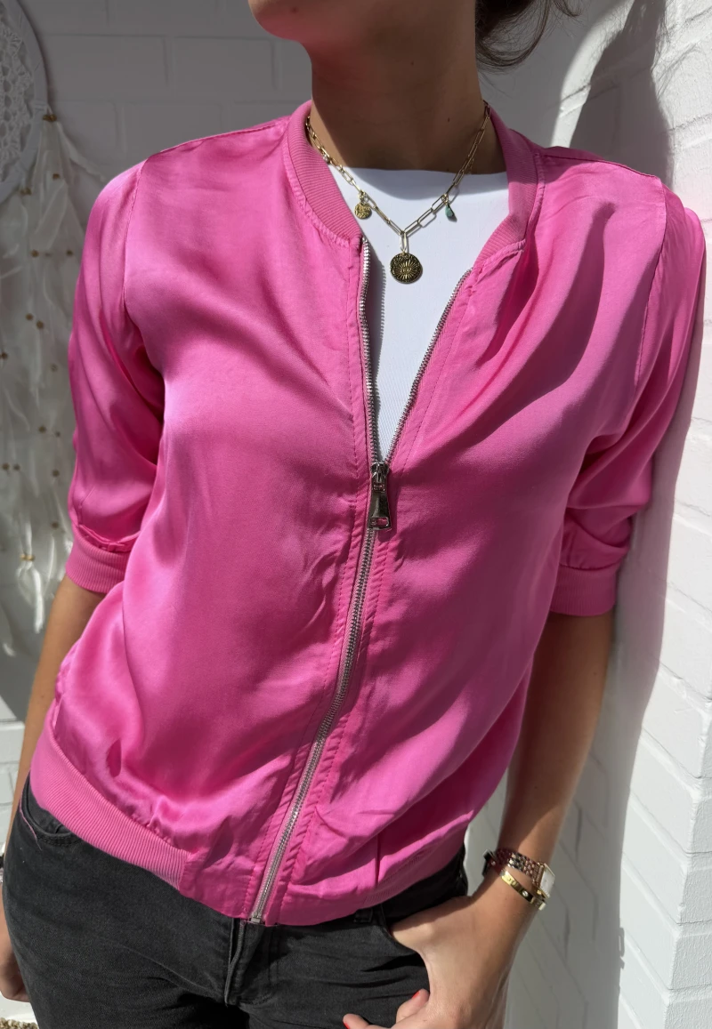 Blouson-Bluse