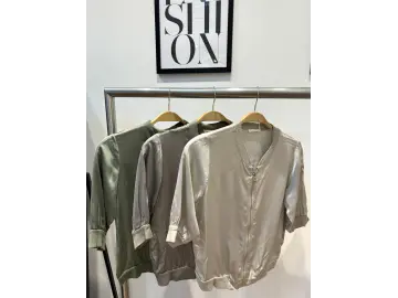 Blouson-Bluse