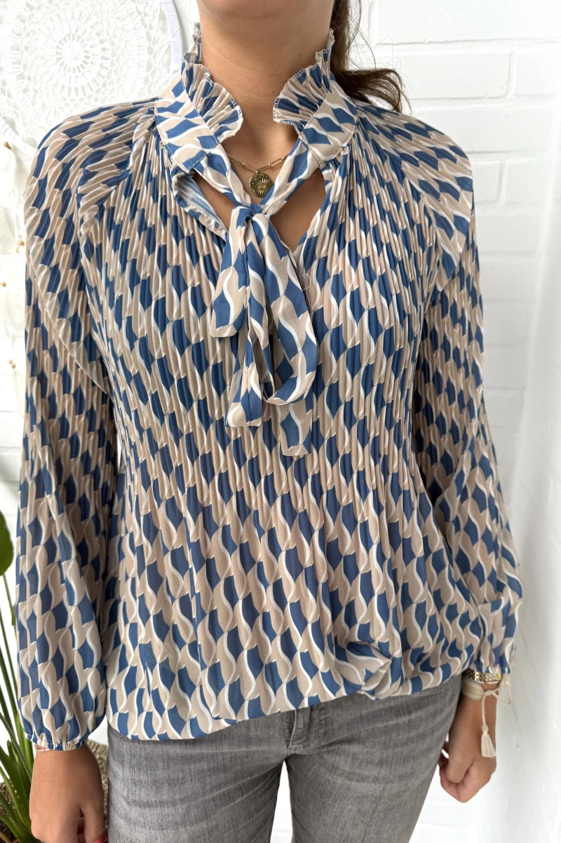 Bluse-Plisee