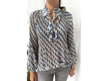 Bluse-Plisee