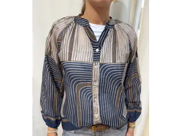 Bluse-Stripe