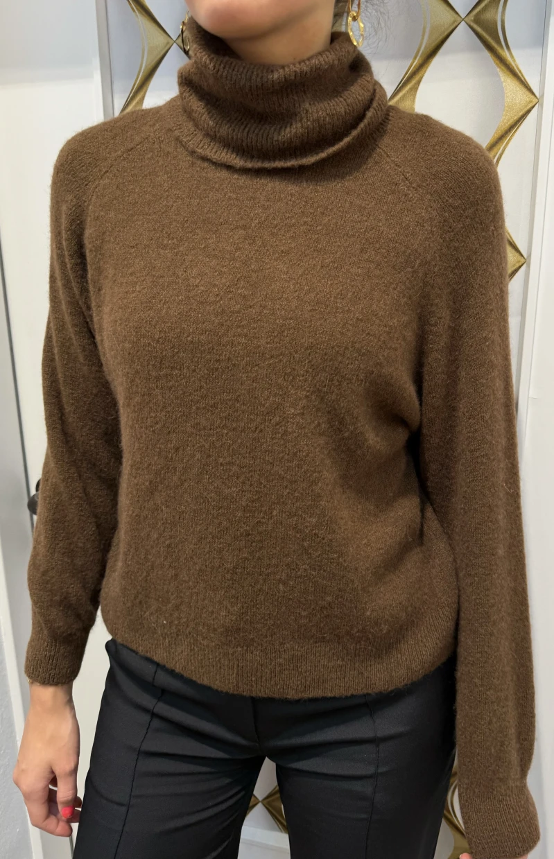 Pullover-Peru Rollkragen