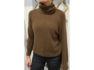 Pullover-Peru Rollkragen