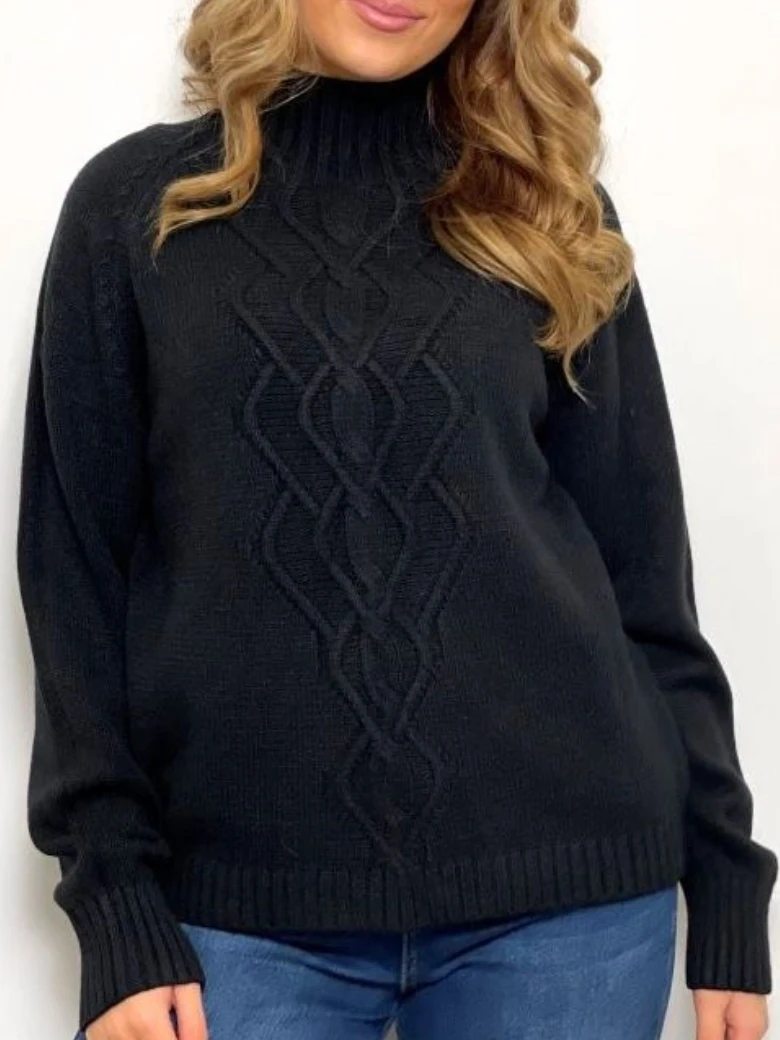 Pullover-Zopf Langarm