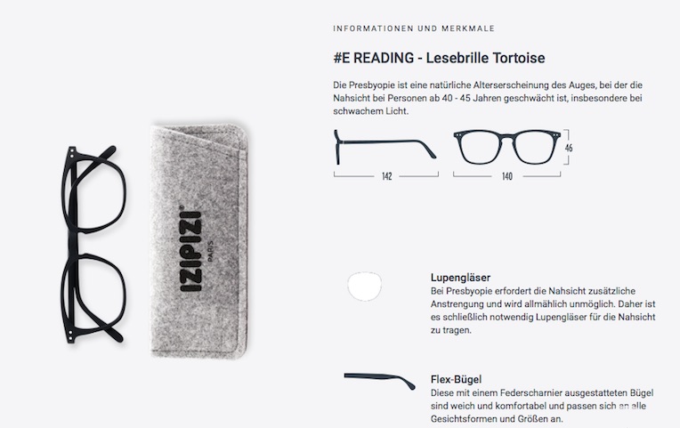 IZIPIZI Brille-#E Blue