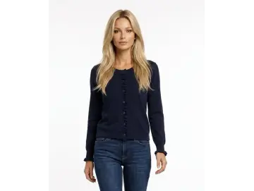 Cardigan-Rüsche