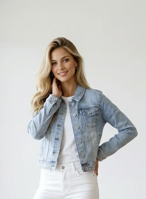 Jeansjacke Slim