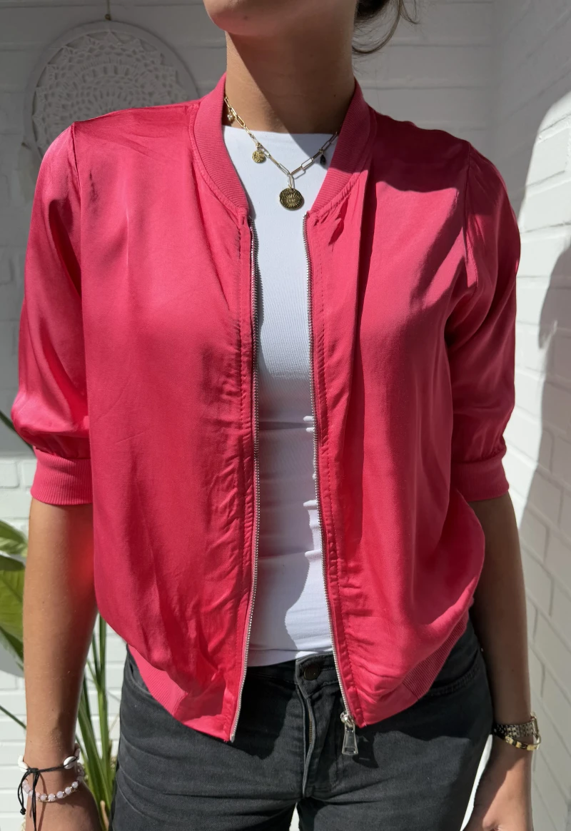 Blouson-Bluse