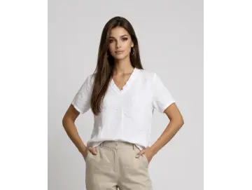 Bluse-Leinen