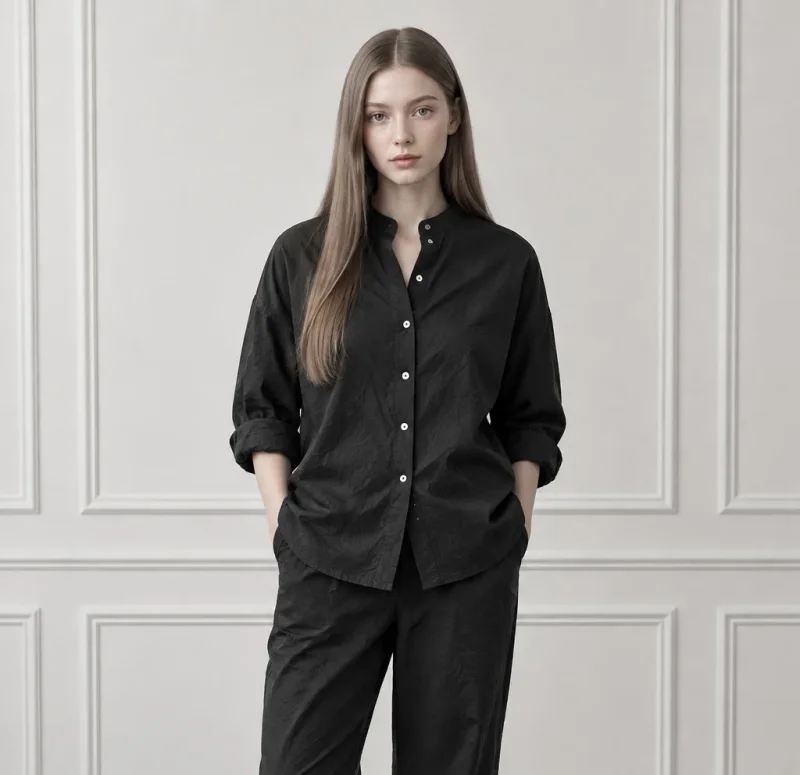 Bluse-Paper Mao
