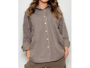 Bluse-Paper Stripe