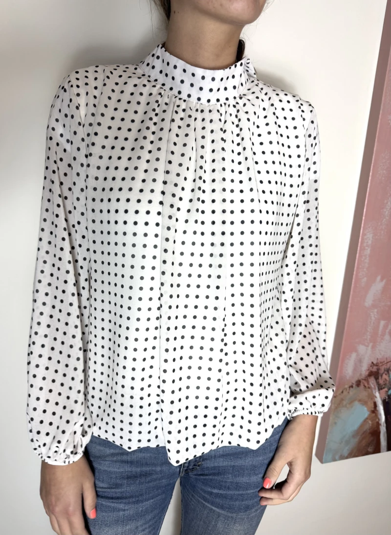 Bluse-Plissee Dot Bluse-Plissee Dot