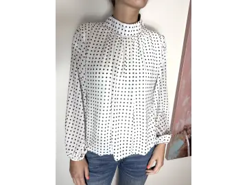 Bluse-Plissee Dot