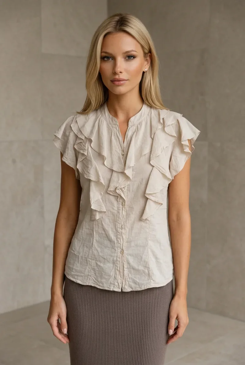 Bluse-Volant Bluse-Volant