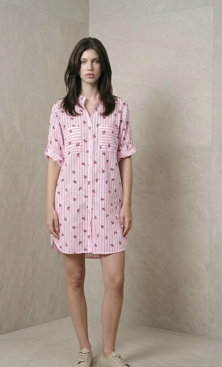 Blusenkleid-Kirsche