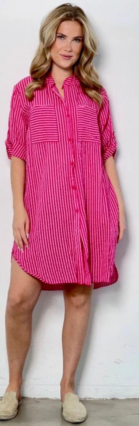 Blusenkleid-Stripe
