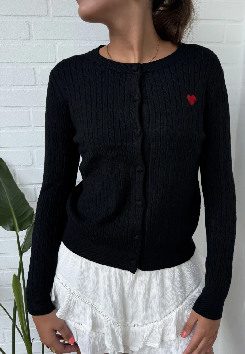 Cardigan-Heart