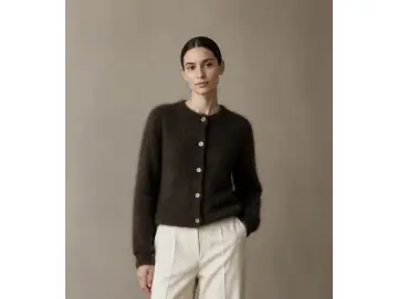 Cardigan-Kid Mohair 5-Knopf