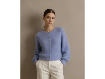 Cardigan-Kid Mohair 5-Knopf