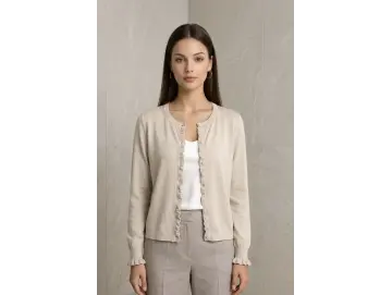 Cardigan-Rüsche