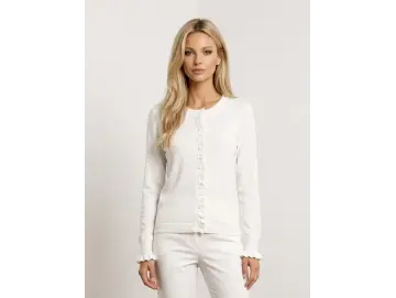 Cardigan-Rüsche