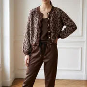 Cardigan-Rüsche