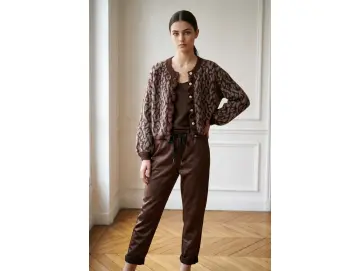 Cardigan-Rüsche