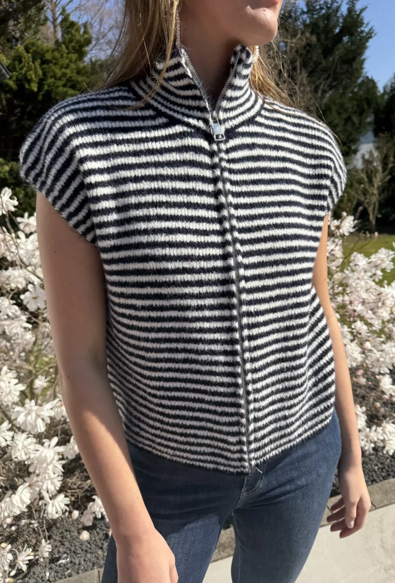 Cardigan-Stripe s/s