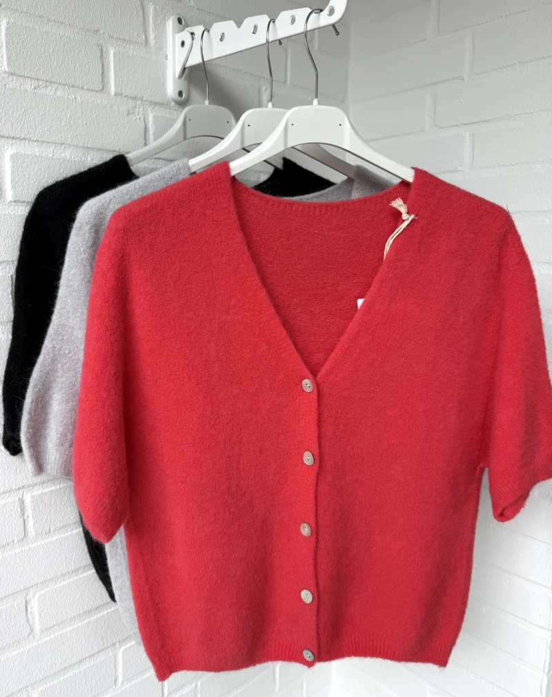 Cardigan-V-Classic halbarm