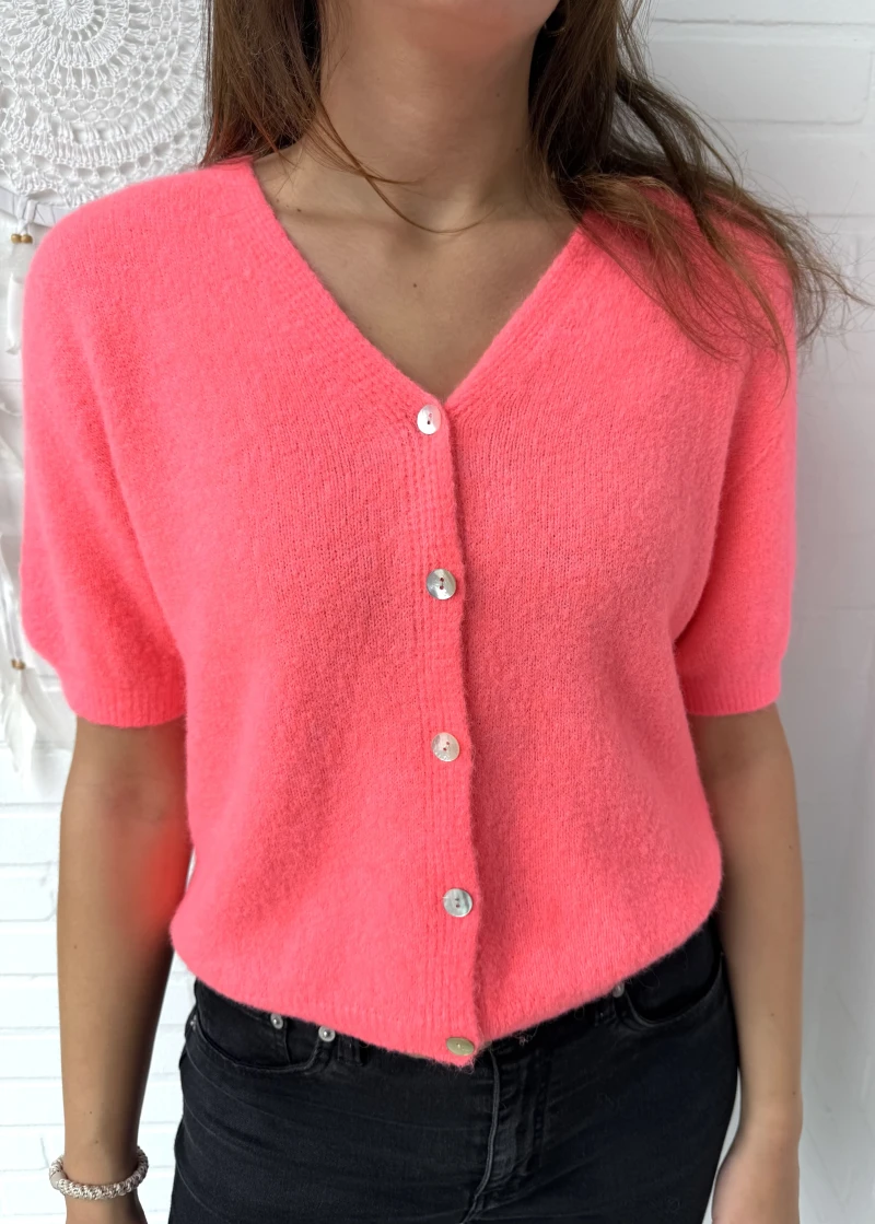 Cardigan-V-Classic halbarm