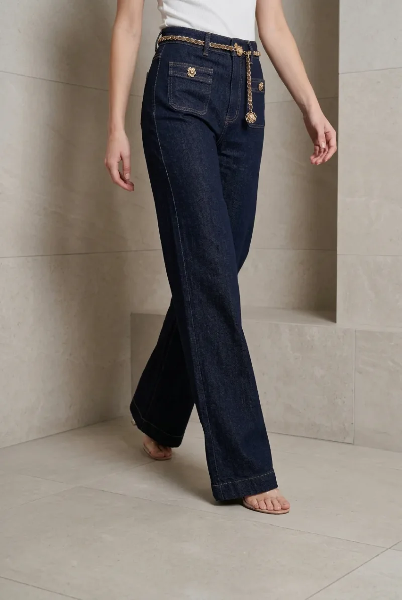 Jeans-Details Kette