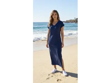 Kleid-Basic long