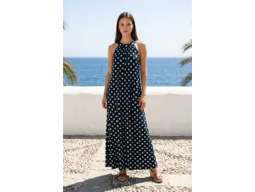 Kleid-Diva Long neck