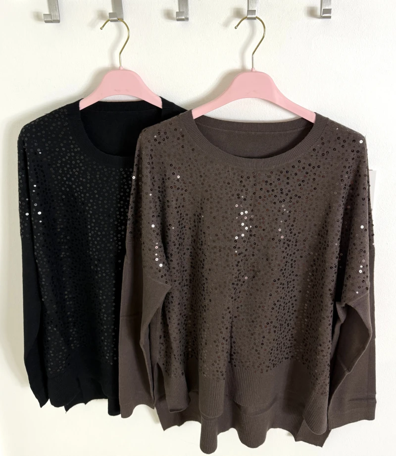 Pullover-Paillette