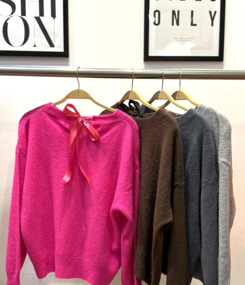 Pullover-Schleife-Peru langarm