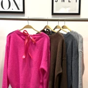 Pullover-Schleife-Peru langarm