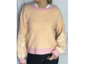 Pullover-Stickerei colour