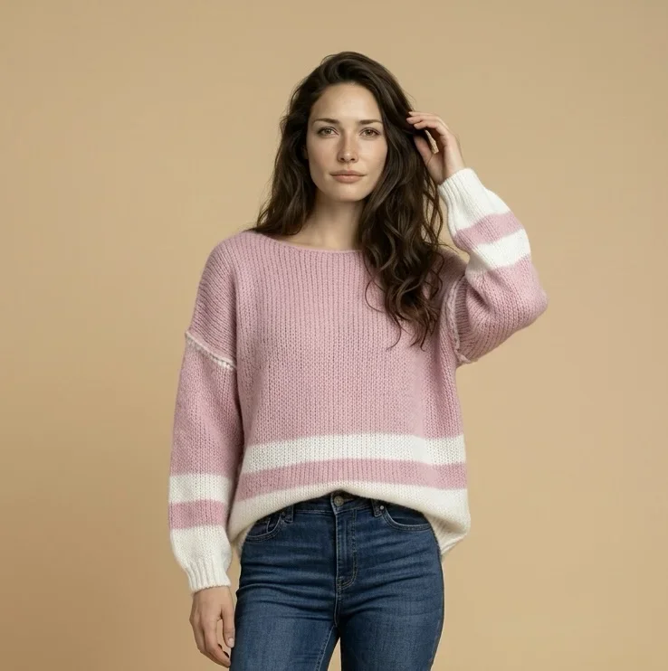 Pullover-Stripe