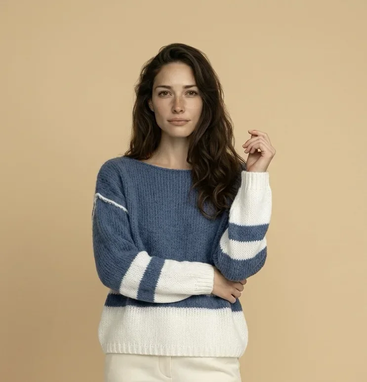 Pullover-Stripe