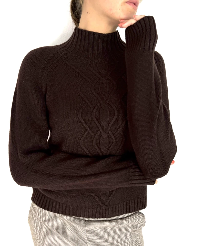 Pullover-Zopf Langarm