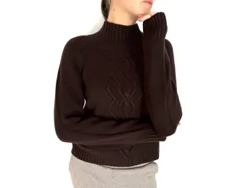 Pullover-Zopf Langarm