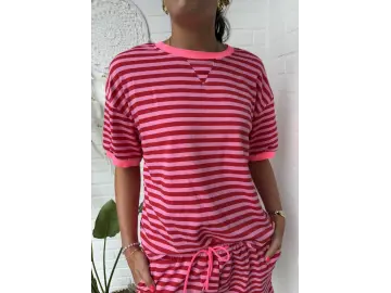 Shirt-Stripe neon