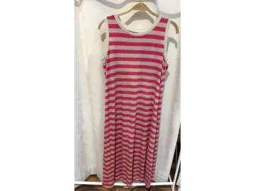 Kleid-Stripe Lurex