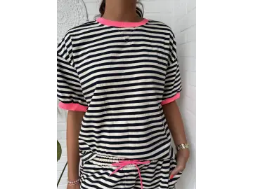 Shirt-Stripe neon