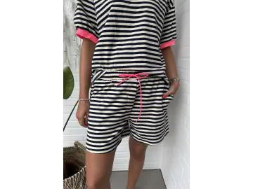 Shorts-Stripe neon